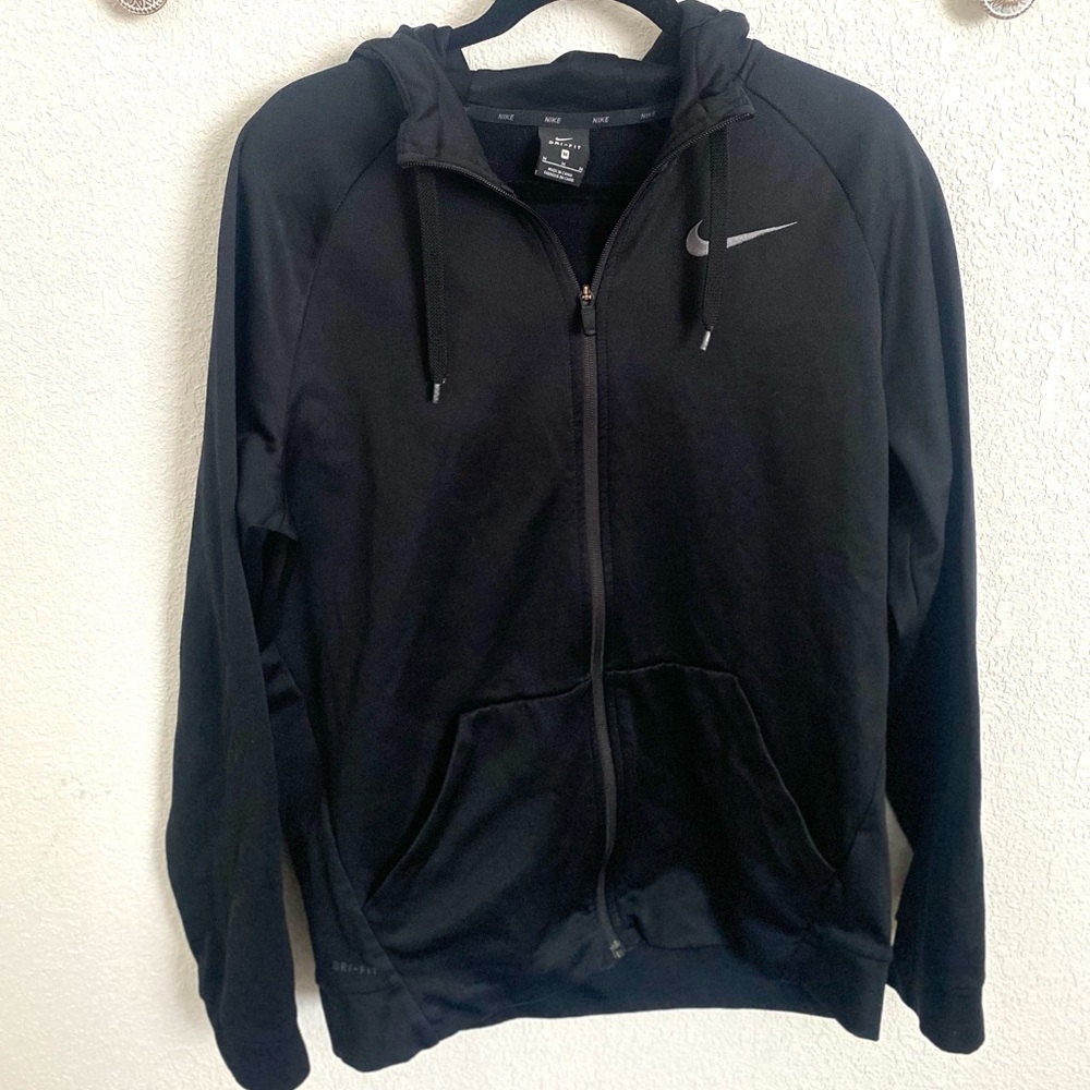 Nike Black zip-up size M
